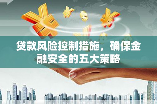 松桃贷款风险控制措施，确保金融安全的五大策略