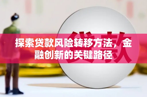 松桃探索贷款风险转移方法，金融创新的关键路径