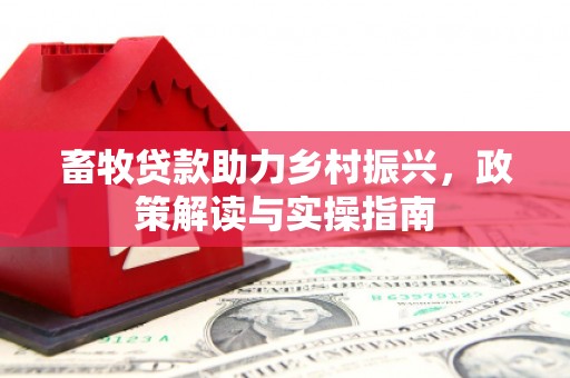 松桃畜牧贷款助力乡村振兴，政策解读与实操指南