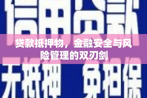 松桃贷款抵押物，金融安全与风险管理的双刃剑